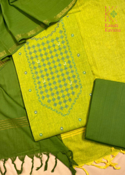 Handloom Cotton Jinki Kurta Set